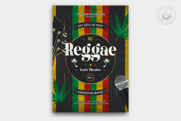 Capture the Rhythm: The Ultimate Reggae Music Flyer Template