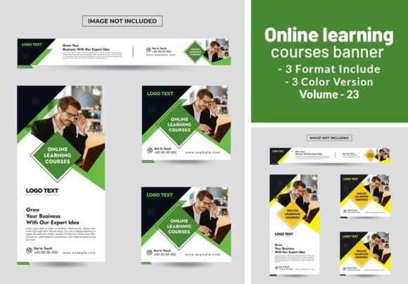Elevate Your Digital Presence: The Online Learning Courses Banner