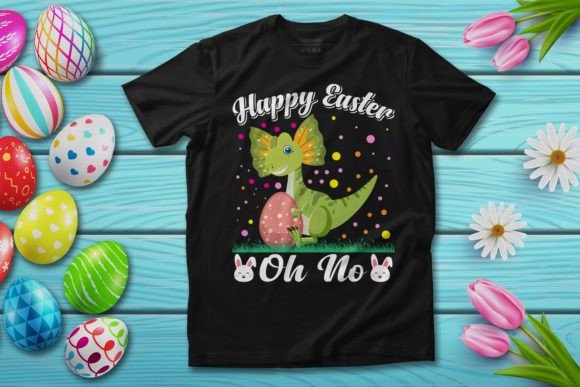 Happy Easter Oh No Funny T-rex: A Roaring Good Design Asset