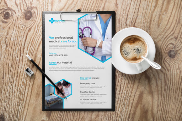 Modern Medical Flyer: A Clean Template for Healthcare
