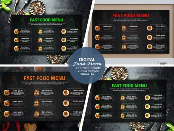 Modernize Your Business with Fast Food Digital Menu Design