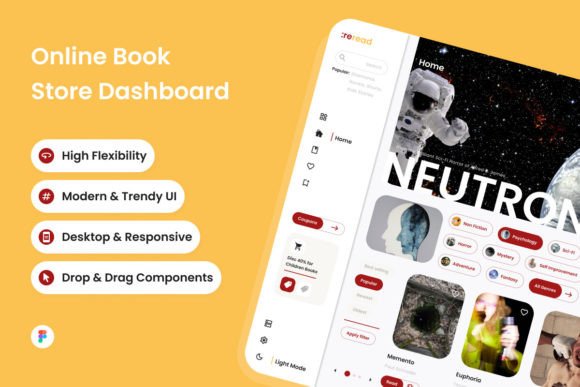 ReRead - Online Book Store Dashboard V2: Your Literary Command Center