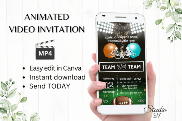 Smartphone Football Game Invitation: A Dynamic Digital Solution